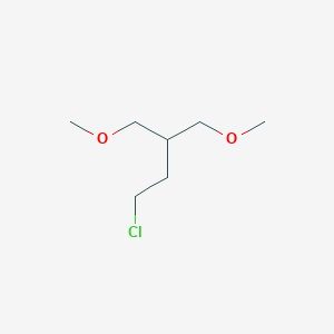 4-Chloro-1-methoxy-2-(methoxymethyl)butane