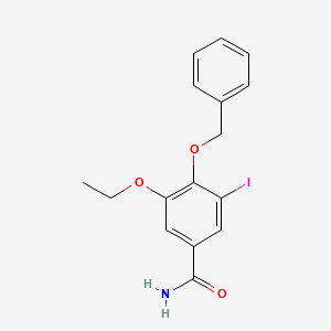 4-(Benzyloxy)-3-ethoxy-5-iodobenzamide