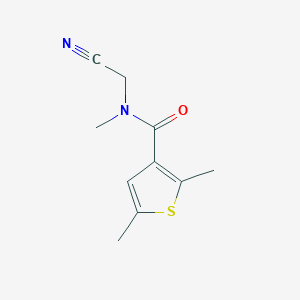 molecular formula C10H12N2OS B2764331 N-(cyanomethyl)-N,2,5-trimethylthiophene-3-carboxamide CAS No. 1311704-70-7