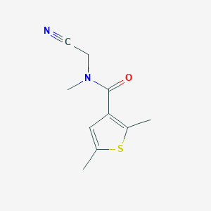 N-(cyanomethyl)-N,2,5-trimethylthiophene-3-carboxamide