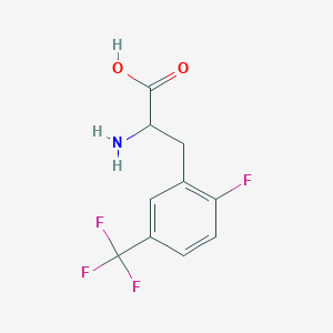 2-amino-3-[2-fluoro-5-(trifluoromethyl)phenyl]propanoic Acid