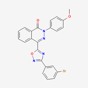 4-[3-(3-bromophenyl)-1,2,4-oxadiazol-5-yl]-2-(4-methoxyphenyl)phthalazin-1(2H)-one