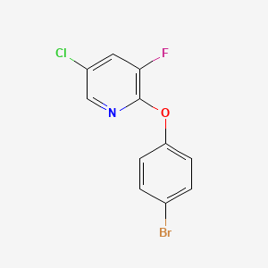 2-(4-Bromophenoxy)-5-chloro-3-fluoropyridine