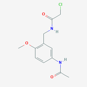 N-[5-(acetylamino)-2-methoxybenzyl]-2-chloroacetamide