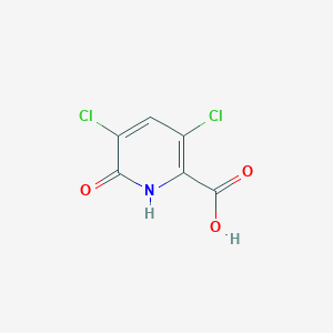 molecular formula C6H3Cl2NO3 B2764549 3,5-Dichloro-6-hydroxypicolinic acid CAS No. 103997-22-4