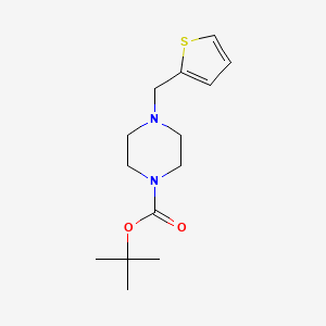 molecular formula C14H22N2O2S B2764694 Tert-butyl 4-(thiophen-2-ylmethyl)piperazine-1-carboxylate CAS No. 77278-68-3