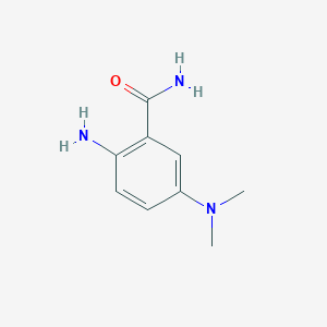 molecular formula C9H13N3O B2764766 2-Amino-5-(dimethylamino)benzamide CAS No. 63365-21-9