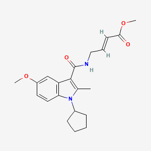 molecular formula C21H26N2O4 B2764768 HECT E3-IN-1 