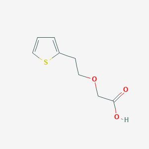 molecular formula C8H10O3S B2764835 2-[2-(Thiophen-2-YL)ethoxy]acetic acid CAS No. 933731-98-7