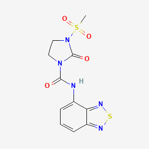 N-(2,1,3-benzothiadiazol-4-yl)-3-methanesulfonyl-2-oxoimidazolidine-1-carboxamide