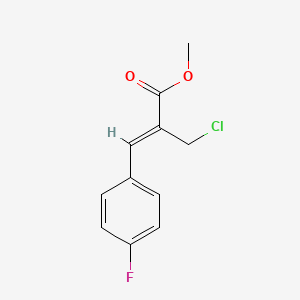 methyl (2Z)-2-(chloromethyl)-3-(4-fluorophenyl)prop-2-enoate