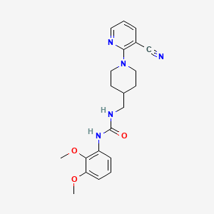 1-((1-(3-Cyanopyridin-2-yl)piperidin-4-yl)methyl)-3-(2,3-dimethoxyphenyl)urea