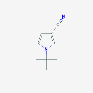 molecular formula C9H12N2 B2764920 1-tert-butyl-1H-pyrrole-3-carbonitrile CAS No. 1268334-74-2