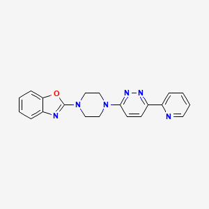 2-[4-(6-Pyridin-2-ylpyridazin-3-yl)piperazin-1-yl]-1,3-benzoxazole