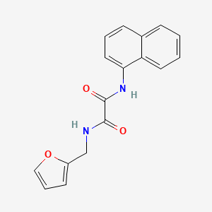 molecular formula C17H14N2O3 B2764933 N1-(Furan-2-ylmethyl)-N2-(naphthalen-1-yl)oxalamide CAS No. 428840-15-7