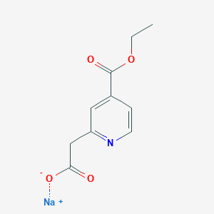 Sodium 2-[4-(ethoxycarbonyl)pyridin-2-yl]acetate