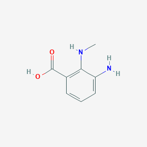 molecular formula C8H10N2O2 B2764942 3-Amino-2-(methylamino)benzoic acid CAS No. 766491-67-2