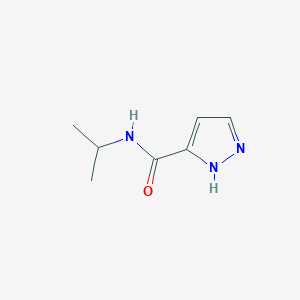 molecular formula C7H11N3O B2764988 N-isopropyl-1H-pyrazole-3-carboxamide CAS No. 1281118-68-0