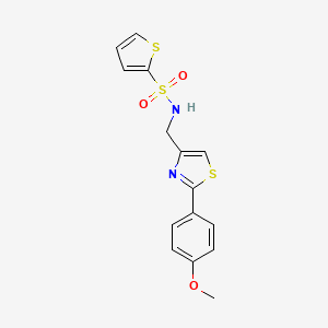 N-((2-(4-methoxyphenyl)thiazol-4-yl)methyl)thiophene-2-sulfonamide