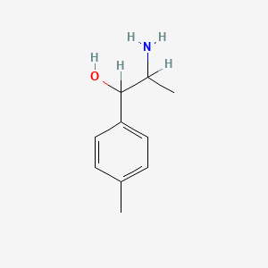 molecular formula C10H15NO B2765097 2-Amino-1-(4-methylphenyl)propan-1-ol 