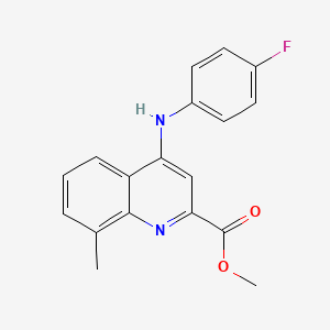 N-(2-methoxybenzyl)-3-[3-(2-methyl-1,3-thiazol-4-yl)phenyl]-1,2,4-oxadiazole-5-carboxamide