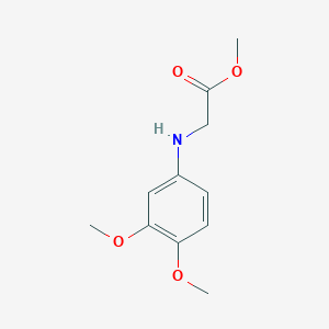 molecular formula C11H15NO4 B2765288 Methyl (3,4-dimethoxyphenyl)glycinate CAS No. 126132-92-1