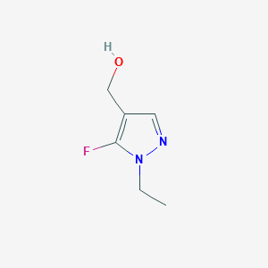 molecular formula C6H9FN2O B2765303 (1-ethyl-5-fluoro-1H-pyrazol-4-yl)methanol CAS No. 1702499-28-2