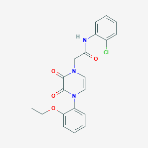N-(2-chlorophenyl)-2-[4-(2-ethoxyphenyl)-2,3-dioxopyrazin-1-yl]acetamide