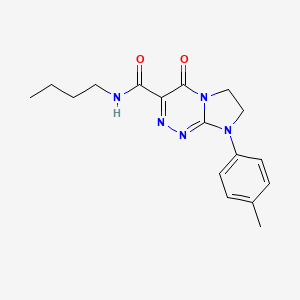 N-butyl-4-oxo-8-(p-tolyl)-4,6,7,8-tetrahydroimidazo[2,1-c][1,2,4]triazine-3-carboxamide