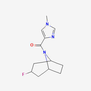 (3-Fluoro-8-azabicyclo[3.2.1]octan-8-yl)-(1-methylimidazol-4-yl)methanone