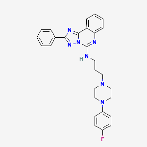 N-{3-[4-(4-fluorophenyl)piperazin-1-yl]propyl}-2-phenyl[1,2,4]triazolo[1,5-c]quinazolin-5-amine