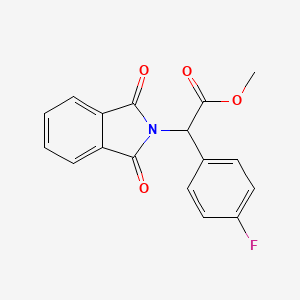 MEthyl-2-(1,3-dioxoisoindol-2-yl)-2-(4-fluorophenyl)acetate