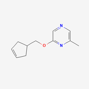 2-[(Cyclopent-3-en-1-yl)methoxy]-6-methylpyrazine
