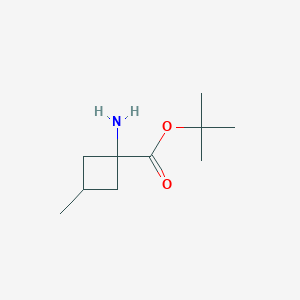 molecular formula C10H19NO2 B2765439 Tert-butyl 1-amino-3-methylcyclobutane-1-carboxylate CAS No. 2248291-15-6