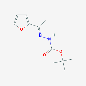 tert-butyl N-[(E)-1-(furan-2-yl)ethylideneamino]carbamate