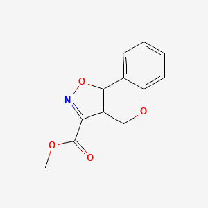molecular formula C12H9NO4 B2765637 Methyl 4H-chromeno[3,4-d]isoxazole-3-carboxylate CAS No. 54431-23-1