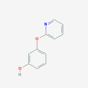 molecular formula C11H9NO2 B2765781 3-(Pyridin-2-yloxy)phenol CAS No. 66982-42-1