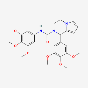 N,1-bis(3,4,5-trimethoxyphenyl)-3,4-dihydropyrrolo[1,2-a]pyrazine-2(1H)-carboxamide
