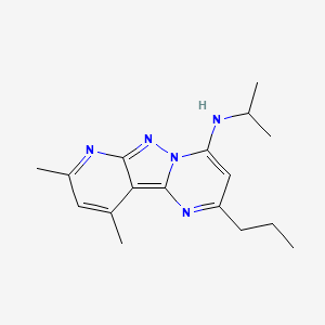 N-isopropyl-8,10-dimethyl-2-propylpyrido[2',3':3,4]pyrazolo[1,5-a]pyrimidin-4-amine