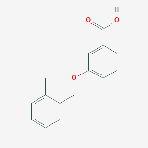 molecular formula C15H14O3 B2765792 3-[(2-Methylbenzyl)oxy]benzoic acid CAS No. 926228-86-6