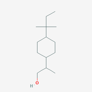 2-[4-(2-Methylbutan-2-yl)cyclohexyl]propan-1-ol