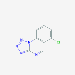 molecular formula C8H4ClN5 B276581 6-Chlorotetrazolo[1,5-a]quinazoline 