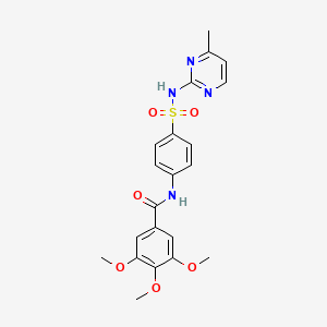 3,4,5-trimethoxy-N-{4-[(4-methylpyrimidin-2-yl)sulfamoyl]phenyl}benzamide