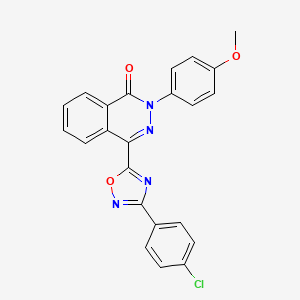 4-[3-(4-chlorophenyl)-1,2,4-oxadiazol-5-yl]-2-(4-methoxyphenyl)phthalazin-1(2H)-one