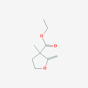Ethyl 3-methyl-2-methylideneoxolane-3-carboxylate