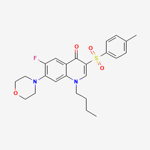 1-butyl-6-fluoro-7-morpholino-3-tosylquinolin-4(1H)-one