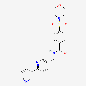 N-([2,3'-bipyridin]-5-ylmethyl)-4-(morpholinosulfonyl)benzamide