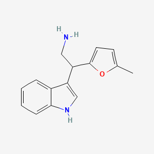 2-(1H-indol-3-yl)-2-(5-methylfuran-2-yl)ethanamine