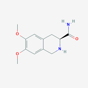 (3S)-6,7-dimethoxy-1,2,3,4-tetrahydroisoquinoline-3-carboxamide