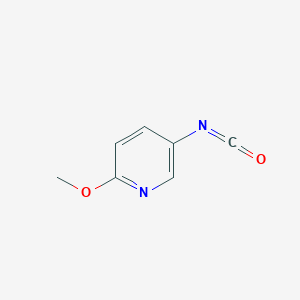 molecular formula C7H6N2O2 B2765950 5-Isocyanato-2-methoxypyridine CAS No. 918525-01-6